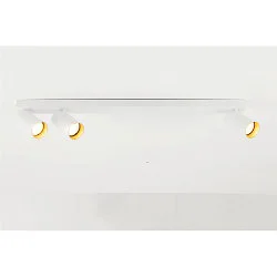 ceiling luminaire KAMI 3 flames GU10 IP20, gold, white