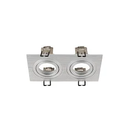 ring NEW TRIA® 155 2 flames, built-in version, aluminium