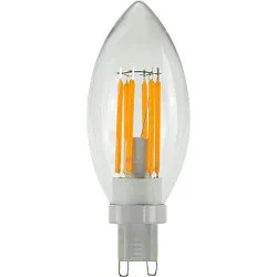 LED lamp CANDLE - PHASE clear G9 3W 260lm 2200K 330° CRI 90-100 dimmable