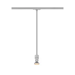1-phase pendant luminaire PURI 2.0 BASIC GU10 IP20, grey dimmable