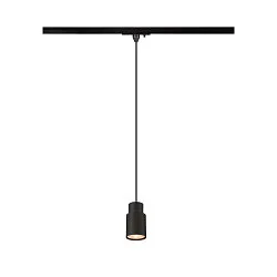1-phase pendant luminaire PURI 2.0 - TUBE cylindrical GU10 IP20, black dimmable