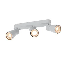 wall and ceiling luminaire PURI 2.0 - DOME 3 flames, long GU10 IP20, grey dimmable