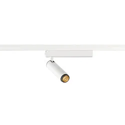 1-phase spot GRIP! S PHASE swivelling, for VDU workstation IP20, white dimmable