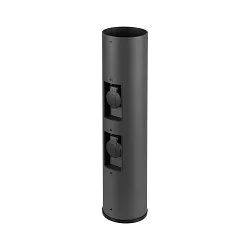 luminaire base M-POL 60 - POLE 53.4CM 2-fold, 4-pole, with socket, anthracite
