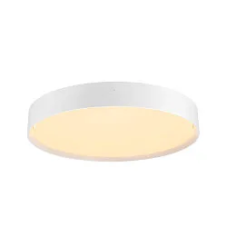 wall and ceiling luminaire DECONA PHASE round, CCT Switch IP44, white dimmable