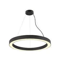 pendant luminaire MEDO® RING 90 PHASE for VDU workstation, CCT Switch IP20, black dimmable