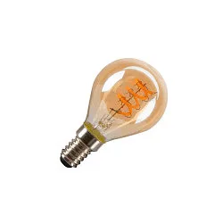 LED lamp G35 GOLD - PHASE G45 clear E14 2W 70lm 1800K 325° CRI 80-89 dimmable