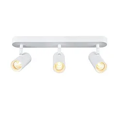 wall and ceiling luminaire NOBLO® TRIPLE PHASE DTW 3 flames, round, Dim-To-Warm IP20