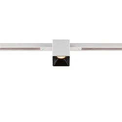track spot FIXT-IT! round, built-in version, suitable for VDU workstation IP20, black, white, lacquered dimmable