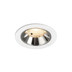 ceiling recessed luminaire NUMINOS® S suitable for VDU workstation IP20, chrome, white dimmable