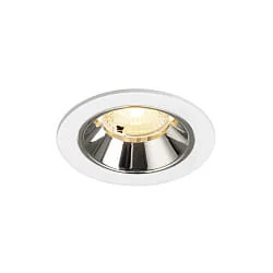 ceiling recessed luminaire NUMINOS® S suitable for VDU workstation IP20, chrome, white dimmable
