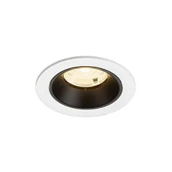 ceiling recessed luminaire NUMINOS® S suitable for VDU workstation IP20, black, white dimmable