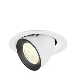 recessed spotlight NUMINOS® GIMBLE M swivelling, suitable for VDU workstation IP20, black, white dimmable