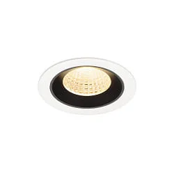 ceiling recessed luminaire NUMINOS® M suitable for VDU workstation IP20, black, white dimmable