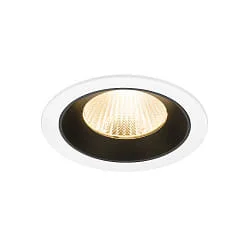 ceiling recessed luminaire NUMINOS® L suitable for VDU workstation IP20, black, white dimmable