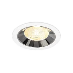 ceiling recessed luminaire NUMINOS® L suitable for VDU workstation IP20, chrome, white dimmable