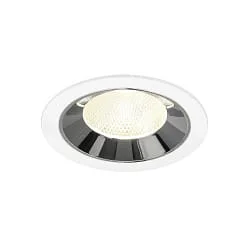 ceiling recessed luminaire NUMINOS® L suitable for VDU workstation IP20, chrome, white dimmable
