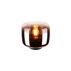 table lamp PANTILO cylindrical E27, copper dimmable