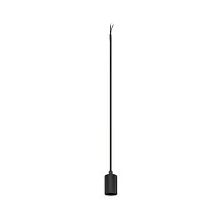 pendant luminaire FITU PD RIBBED E27 IP20, black dimmable
