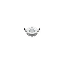 ceiling recessed luminaire DOWNLIGHT P 84 DALI rigid, DALI controllable, impact resistant, wired through IP54, white dimmable