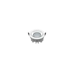 ceiling recessed luminaire DOWNLIGHT P 115 ON-OFF rigid, impact resistant, multipower, wired through IP54, white 