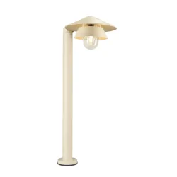 bollard light SEJERO 90 POLE with shade, with lamp socket E27 IP65, beige