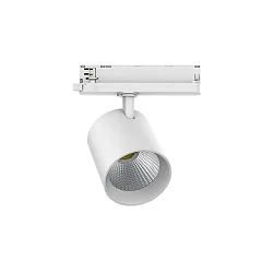 3-phase spot TRACKSPOT C swivelling, suitable for VDU workstation IP20, white dimmable