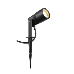spike luminaire SYNA GARDEN SPIKE with plug, switchable IP44/IP65, black 