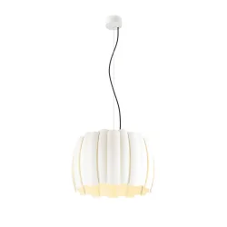pendant luminaire HAVEN 50 with lamp socket, with canopy E27 IP20, white