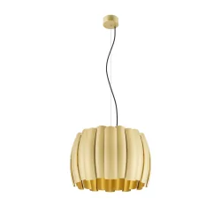 pendant luminaire HAVEN 50 with lamp socket, with canopy E27 IP20, gold