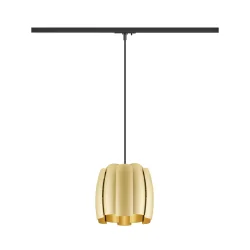1-phase pendant luminaire HAVEN 25 with lamp socket E27 IP20, gold
