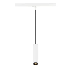 3-phase pendant luminaire GRIP! L 3PH PD QPAR51 with lamp socket GU10 IP20, black, white