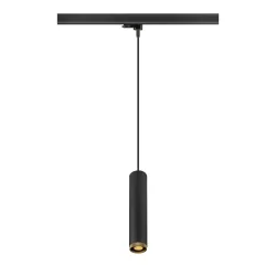 3-phase pendant luminaire GRIP! L 3PH PD QPAR51 with lamp socket GU10 IP20, gold, black