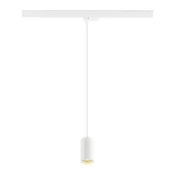 3-phase pendant luminaire PENDELLEUCHTE ENOLA 2.0 M 3PH PD SINGLE QPAR51 1 flame, with lamp socket GU10 IP20, white