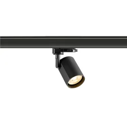 3-phase spot BIMA 2.0 3PH SINGLE QPAR51 1 flame, cardanic, with lamp socket GU10 IP20, black