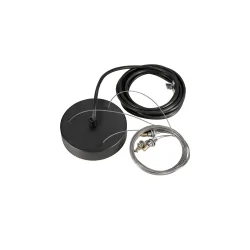 pendant suspension MEDO 2 / SUSPENSION SET 500CM CENTRAL with feed-in option, black