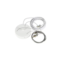 pendant suspension MEDO 2 / SUSPENSION SET 500CM CENTRAL with feed-in option, white