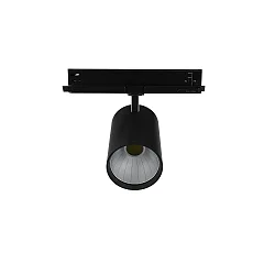 3-phase spot TRACKSPOT P swivelling, suitable for VDU workstation IP20, black dimmable