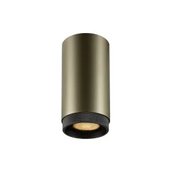 surface downlight GRIP! L CL QPAR51 rigid, with lamp socket GU10 IP20, bronze, black