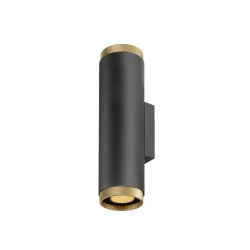 wall luminaire GRIP! L WL UP/DOWN up / down, 2 flames, direct / indirect GU10 IP20, gold, black