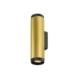 wall luminaire GRIP! L WL UP/DOWN up / down, 2 flames, direct / indirect GU10 IP20, gold, black