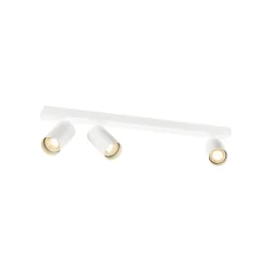 ceiling luminaire ENOLA 2.0 M CL TRIPPLE QPAR51 LONG 3 flames, long, asymmetrical, with lamp socket GU10 IP20, white