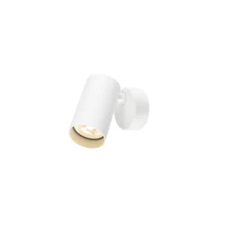 wall and ceiling luminaire ENOLA 2.0 M CW SINGLE QPAR51 rund 1 flame, round, with lamp socket GU10 IP20, white