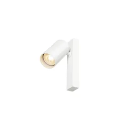 wall and ceiling luminaire ENOLA 2.0 M CW SINGLE QPAR51 eckig 1 flame, square, with lamp socket GU10 IP20, white