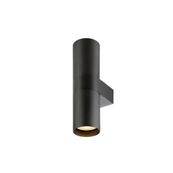 wall luminaire ENOLA 2.0 M WL DOUBLE GU10 QPAR51 2 flames, with lamp socket GU10 IP20, black