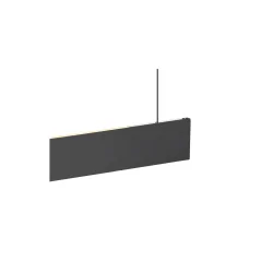 pendant luminaire LINIUS 120 PD DALI ROSETTE DALI controllable, with canopy IP20, black dimmable