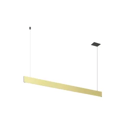 pendant luminaire LINIUS 150 PD DALI RECESSED built-in version, DALI controllable IP20, brass dimmable