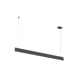 pendant luminaire LINIUS 150 PD DALI RECESSED built-in version, DALI controllable IP20, brass dimmable