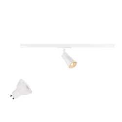 1-phase spot PURI 2.0 CONE 1PH SET  set of 1, with lamp socket GU10 IP20, white dimmable