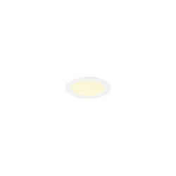 ceiling recessed luminaire SENSER 2.0 18 RL ROUND PHASE CCT square, CCT Switch IP20, white dimmable